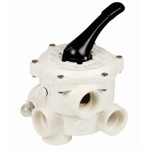 6-way side valve for pool filter without connections 1 1/2" PRAHER