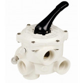 6-way side valve for pool filter without connections 1 1/2" PRAHER