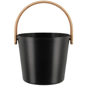 Sauna Bucket ALUMINIUM BLACK RENTO 2