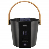 Sauna Bucket ALUMINIUM BLACK RENTO