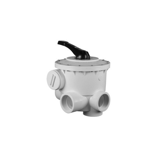 6-way side valve for swimming pool without connections 3" PRAHER