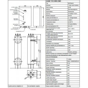 Lampa UV do basenu AP Pool 4 TMA 2