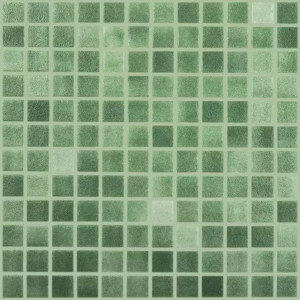 Mozaika basenowa seria ANTI-SLIP 25x25mm, kolor NIEBLA VERDE VIDREPUR