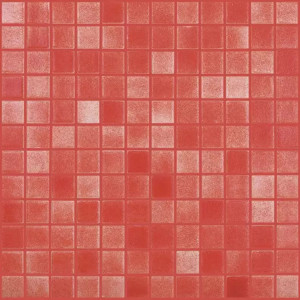 Pool mosaic series ANTI-SLIP, colour NIEBLA ROJO 25x25mm VIDREPUR