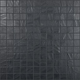 Pool mosaic series ARTS, colour BLACK ANTHRACITE 25x25mm VIDREPUR