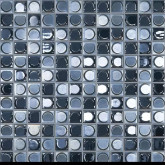 Pool mosaic series AURA, colour NIGHT BLEND 25x25mm VIDREPUR