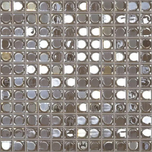 Pool mosaic series AURA, colour COFFEE 25x25mm VIDREPUR