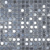 Pool mosaic series AURA, colour SILVER 25x25mm VIDREPUR