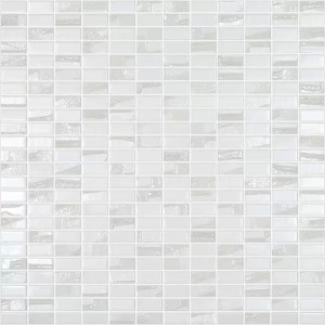 Mozaika basenowa seria BIJOU 25x12mm, kolor WHITE VIDREPUR