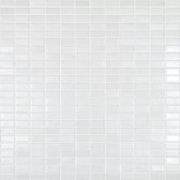Pool mosaic series BIJOU, colour SATIN WHITE 25x12mm VIDREPUR