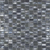 Pool mosaic series BIJOU, colour BLACK 25x12mm VIDREPUR