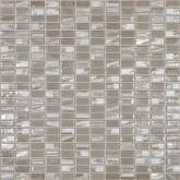 Pool mosaic series BIJOU, colour COFFEE 25x12mm VIDREPUR