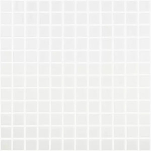Mozaika basenowa seria SOLID COLORS 25x25mm, kolor BLANCO VIDREPUR