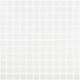 Pool Pool mosaic series SOLID COLORS, colour BLANCO 25x25mm VIDREPUR