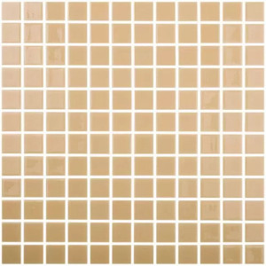 Mozaika basenowa seria SOLID COLORS 25x25mm, kolor BEIGE VIDREPUR
