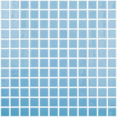 Pool mosaic series SOLID COLORS, colour TURQUESA 25x25mm VIDREPUR