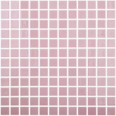 Pool mosaic series SOLID COLORS, colour ROSA 25x25mm VIDREPUR