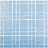 Pool mosaic series SOLID COLORS, colour AZUL CELESTE CLARO 25x25mm VIDREPUR