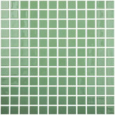 Pool mosaic series SOLID COLORS, colour VERDE CLARO 25x25mm VIDREPUR