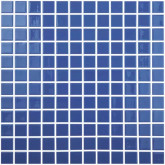 Pool mosaic series SOLID COLORS, colour AZUL MARINO CLARO 25x25mm VIDREPUR