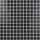 Pool mosaic series SOLID COLORS, colour NEGRO 25x25mm VIDREPUR