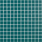 Pool mosaic series SOLID COLORS, colour VERDE ESMERALDA 25x25mm VIDREPUR