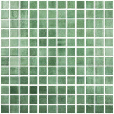 Pool mosaic series FOG COLORS, colour NIEBLA VERDE 25x25mm VIDREPUR