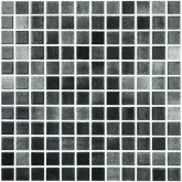 Pool mosaic series FOG COLORS, colour NIEBLA NEGRO 25x25mm VIDREPUR