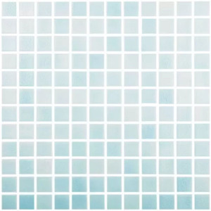 Pool mosaic series FOG COLORS, colour NIEBLA VERDE CANNES 25x25mm VIDREPUR