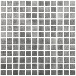 Mozaika basenowa seria FOG COLORS 25x25mm, kolor NIEBLA GRIS OSCURO VIDREPUR