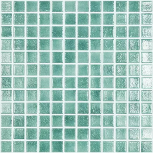 Pool mosaic series FOG COLORS, colour NIEBLA TURQUESA 25x25mm VIDREPUR