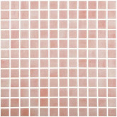 Pool mosaic series FOG COLORS, colour NIEBLA SALMON 25x25mm VIDREPUR