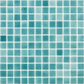Pool mosaic series FOG COLORS, colour NIEBLA VERDE ESMERALDA 25x25mm VIDREPUR