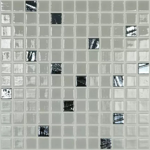 Pool mosaic series COLOR+, colour OBSIDIANA 25x25mm VIDREPUR