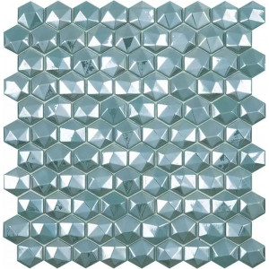 Mozaika basenowa seria DIAMOND 35x35mm, kolor TURQUESA VIDREPUR