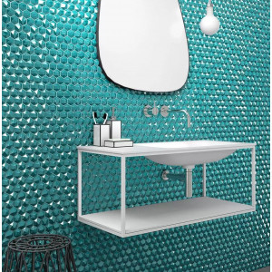 Pool mosaic series DIAMOND, colour TURQUESA 35x35mm VIDREPUR 2