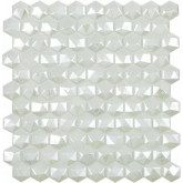 Pool mosaic series DIAMOND, colour WHITE 35x35mm VIDREPUR