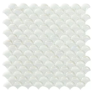 Mozaika basenowa seria DIMENSION 36x29mm, kolor WHITE VIDREPUR