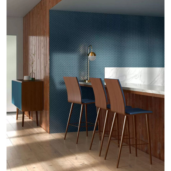 Pool mosaic series DIMENSION, colour NAVY 36x29mm VIDREPUR