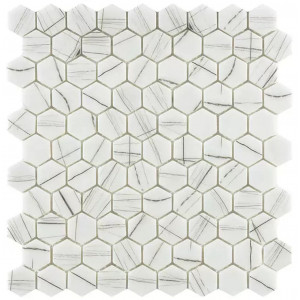 Mozaika basenowa seria EDEN 25x25mm, kolor NOIR HEX VIDREPUR
