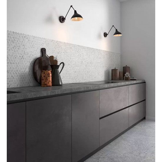 Mozaika basenowa seria EDEN 25x25mm, kolor NOIR HEX VIDREPUR