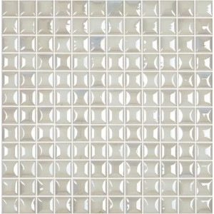Mozaika basenowa seria EDNA 25x25mm, kolor WHITE VIDREPUR