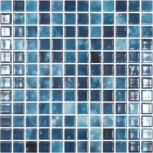 Mozaika basenowa seria ESTELAR 25x25mm, kolor BLUE VIDREPUR