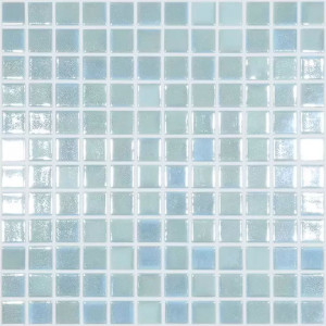 Pool mosaic series LUMINESCENT, colour FLUORESCENCE FIRE GLASS 107 25x25mm VIDREPUR