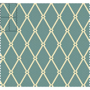 Mozaika basenowa seria CANDY 35x35mm, kompozycja AREZZO VIDREPUR