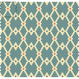 Pool mosaic series CANDY, composition CAMPANIA 35X35mm VIDREPUR