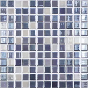 Pool mosaic series LUX , composition LUX LILA 25X25mm VIDREPUR