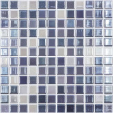 Pool mosaic series LUX , composition LUX LILA 25X25mm VIDREPUR