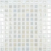 Pool mosaic series LUX , composition LUX WHITE 25X25mm VIDREPUR