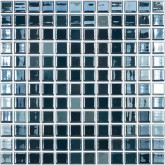 Mozaika basenowa seria LUX 25x25mm, kompozycja LUX NIGHT BLUE VIDREPUR